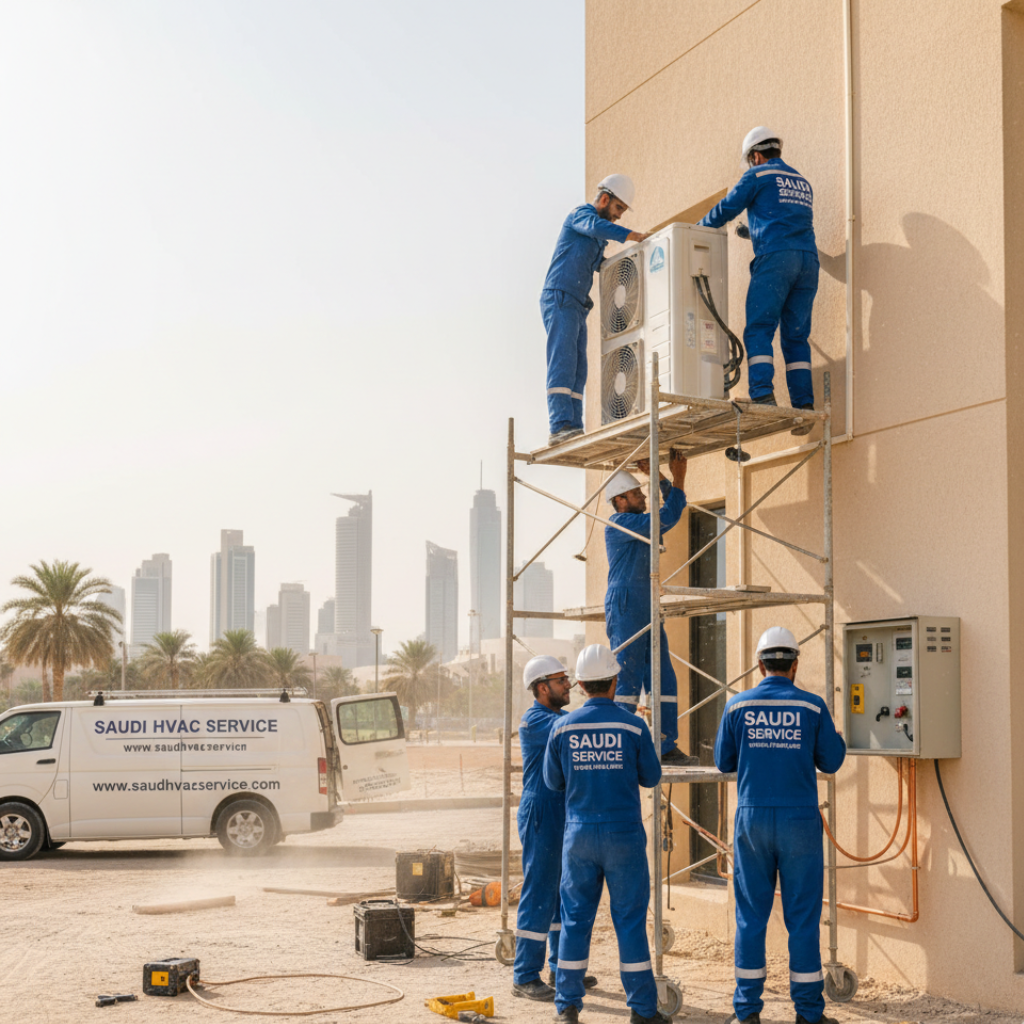 AC installation outdoor